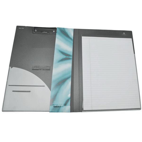 5 Pack Foldermate Clipfolder With Pad Style Plus Silver 100852070 (5 Pack) - SuperOffice