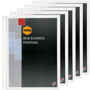 5 Pack Marbig Deluxe Heavy Weight Copysafe Sheet Protectors Plastic Sleeves A3 Box 100 25103 (5 Pack) - SuperOffice