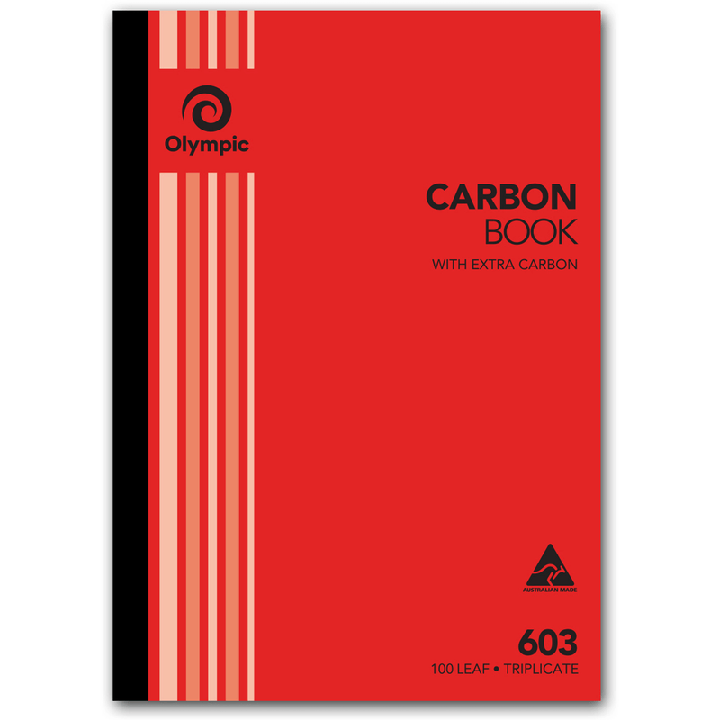 5 Pack Olympic 603 Triplicate Carbon Book 100 Leaf Bulk 140856 (5 Pack) - 603 - SuperOffice