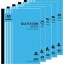 5 Pack Olympic 650 Carbon Duplicate Quotation Quotes Book 100 Leaf Bulk 142809 (5 Pack) - 650 - SuperOffice