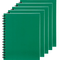 5 Pack Spirax 511 Notebook Spiral Bound Hard Cover 200 Page 225x175mm Green 56511G (5 Pack) - SuperOffice