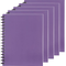 5 Pack Spirax 511 Notebook Spiral Bound Hard Cover 200 Page 225x175mm Purple 56511PUR (5 Pack) - SuperOffice