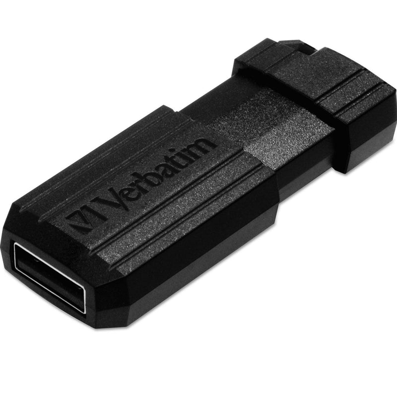 5 Pack Verbatim USB Flash Drive 2.0 32GB Black PinStrip Bulk 49064 (5 Pack) - SuperOffice
