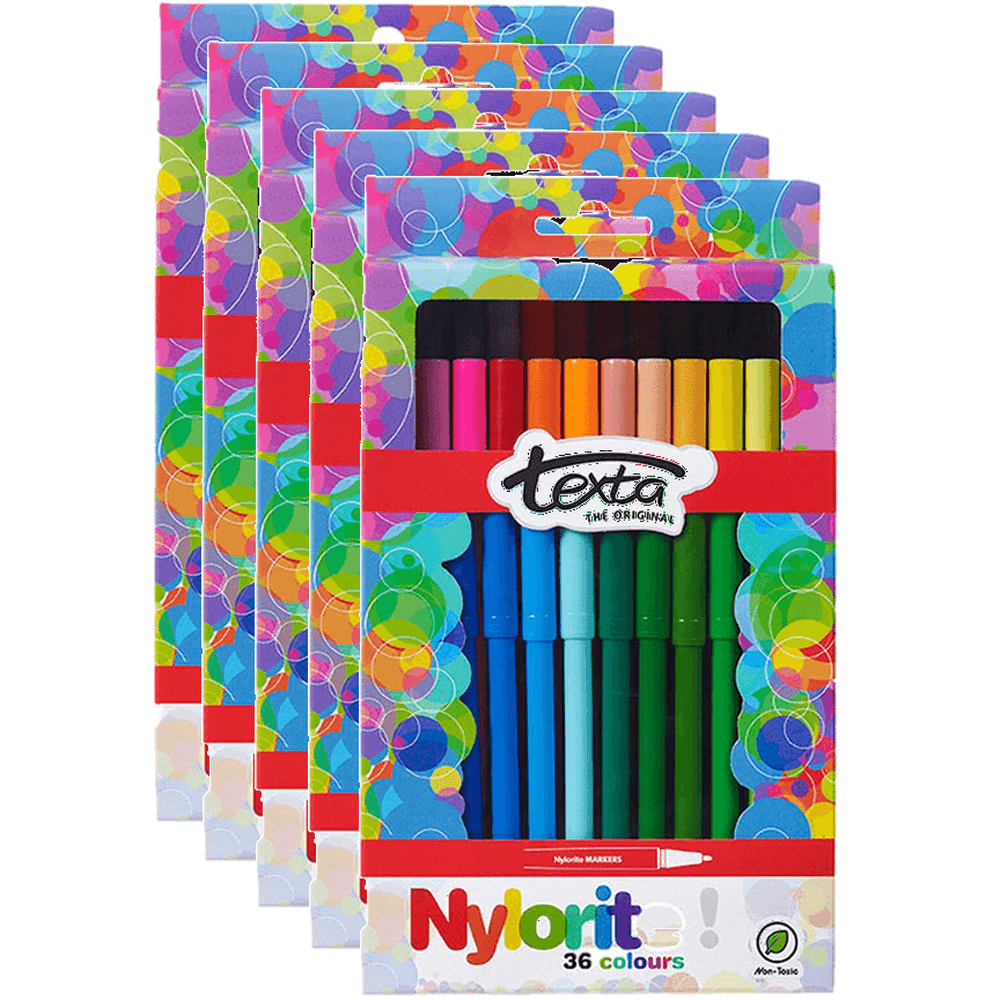 Texta Colouring In Texta Nylorite Colouring Markers Box 24 | SuperOffice
