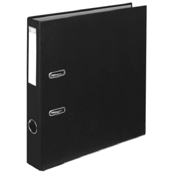 5x Colourhide Half Lever Arch File A4 Black 6801002 (5 Pack) - SuperOffice