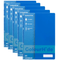 5x Colourhide Notebook 120 Page A4 Blue 1719401K (5 Pack) - SuperOffice