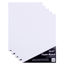 5x Quill Foam Board A4 White 100850789 (5 Pack) - SuperOffice
