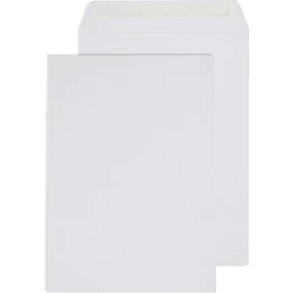 6 Boxes Cumberland B4 Envelopes Pocket Strip Seal 100GSM 353x250mm White Box 250 613339 (6 Boxes) - SuperOffice