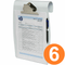 6 Marbig Hang-It Clipboards A4 White Hanging 4420008 (6 Pack) - SuperOffice