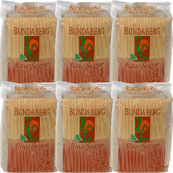 6 Pack Bundaberg Raw Brown Sugar 2kg Bag Tea Coffee Bulk 7502B (6 Pack) - SuperOffice