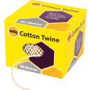 6 Pack Marbig Cotton Twine 80m Ball Packaging String Rope 845601A (6 Pack) - SuperOffice