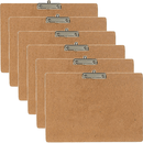 6 Pack Marbig Masonite Clipboard Wire Clip A3 Large Landscape 43140 (6 Pack) - SuperOffice