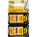 6 Pack Post-It Flags Sign Here Stickers Tabls Yellow Twin Pack 100 70071364031 (6 Pack) - SuperOffice