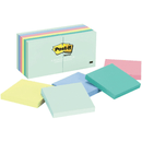 6 Pack Post-It Sticky Notes 76x76mm Square Marseille Pack 12 Pads 70005298941 (6 Pack) - SuperOffice