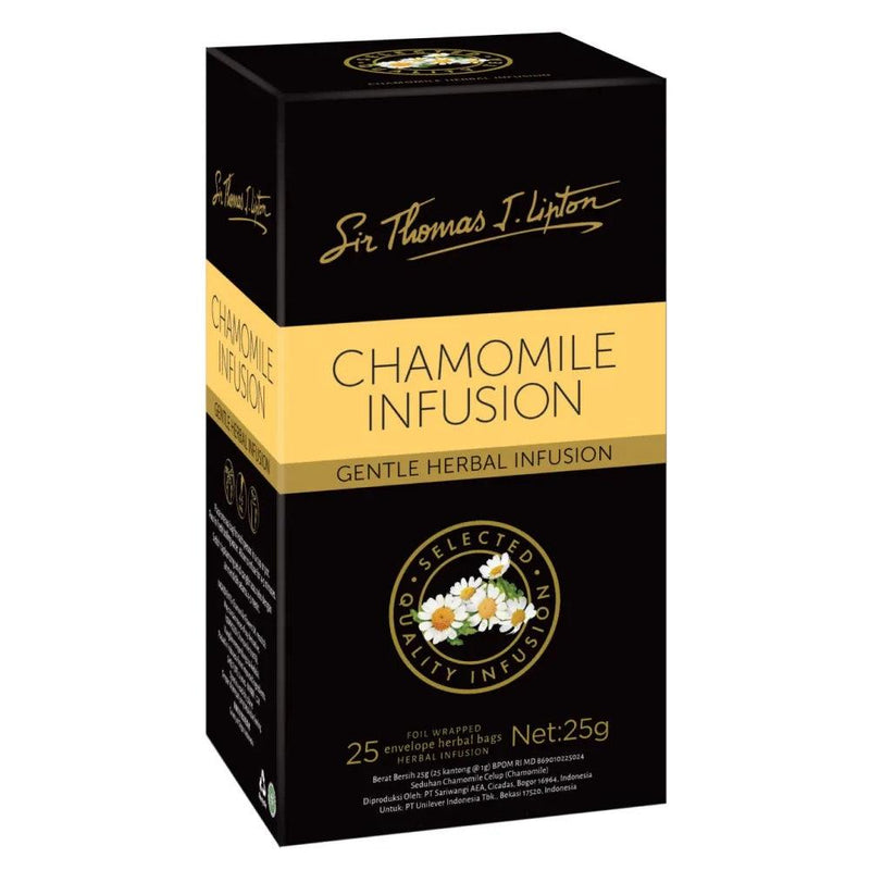 6 Pack Sir Thomas Lipton Teabags Chamomile Infusion Tea 25 Bags 19310494035661 - SuperOffice