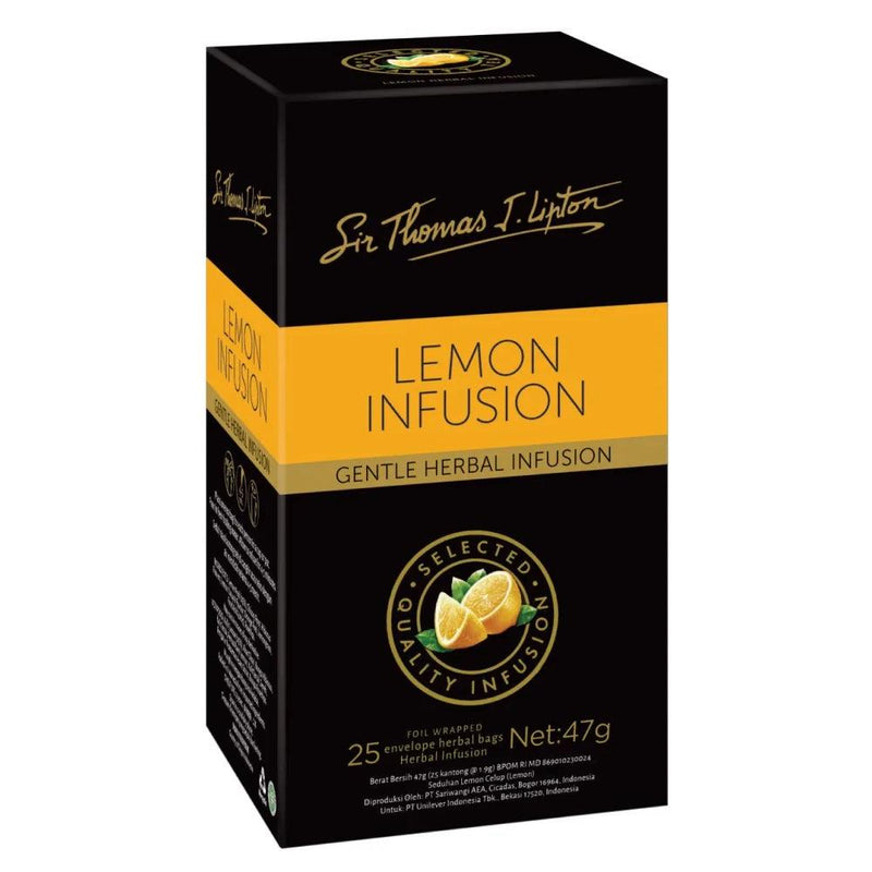 6 Pack Sir Thomas Lipton Teabags Lemon Infusion Tea 25 Bags 19310494035685 - SuperOffice
