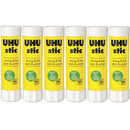 6 Pack UHU Glue Stick 40G 3300070 (6 Pack) - SuperOffice