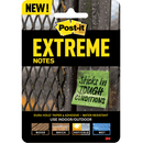 6 Packs Post-It Extreme Notes 76x76mm Orange/Green/Yellow 3 Pads Super Sticky Water Resistant 70007012068 (6 Packs of 3) - SuperOffice