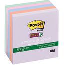 6 Packs Post-It Notes Recycled Super Sticky 76x76mm Bali Pastel Colours 5 Pads 70005250496 (6 Packs of 5 Pads) - SuperOffice