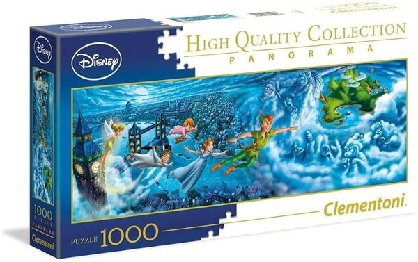 Clementoni Disney Peter Pan 1000 Piece Panorama Jigsaw Puzzle 66053 - SuperOffice