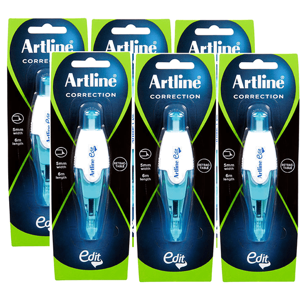Artline Edit Clix Correction Tape Out Retractable Blue | SuperOffice