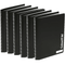 6x Colourhide My Custom Refillable Display Book 20 Pockets Heavy Weight A4 Black 2020302 (6 Pack) - SuperOffice