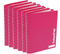 6x Colourhide My Custom Refillable Display Book 20 Pockets Heavy Weight A4 Pink 2020309 (6 Pack) - SuperOffice
