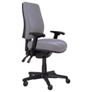 Buro Roma 3 Lever High Back With Seat Slide With Arms Charcoal