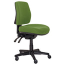 Buro Roma 3 Lever Mid Back With Seat Slide Without Arms Green