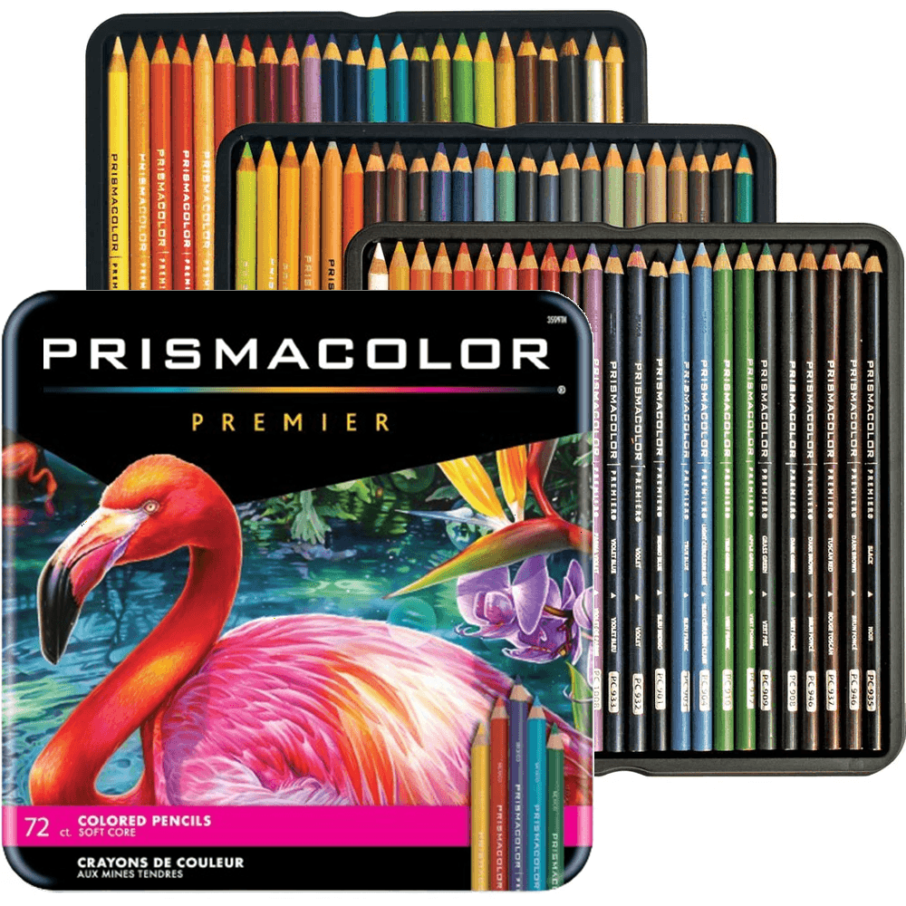 Prismacolor Premier Colored Pencils, Soft Core, 72 Count