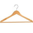 Compass Classic Wood Standard Hook Clothes Coat Hanger Pack 100 Bulk 59122 (100 Pack) - SuperOffice