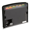 3 Pack Colourhide Zipit PP Expanding File Folder 7 Pocket A4 Black