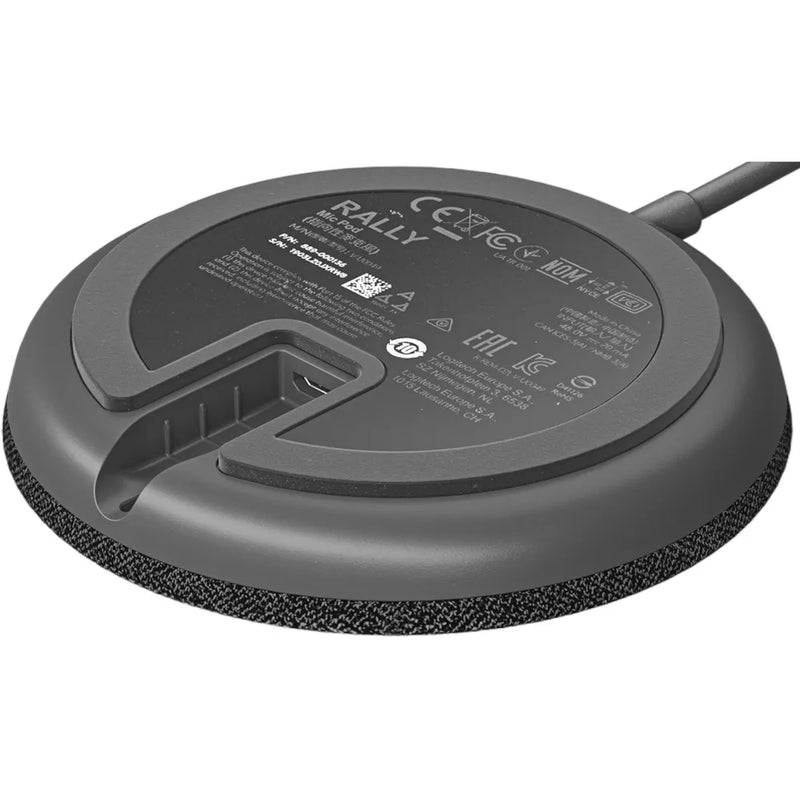 Logitech Rally Mic Pod RightSound™ Additional Microphone Graphite