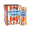San Pellegrino Ciao! Blood Orange 330mL Slim Can Sparkling Drink 24 Pack S. Pellegrino