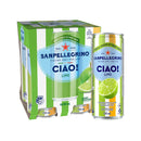 San Pellegrino Ciao! Lime 330mL Slim Can Sparkling Drink 24 Pack S. Pellegrino