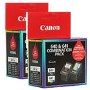 Canon Pg640 And Cl641 Ink Cartridge Value Set Pack 2