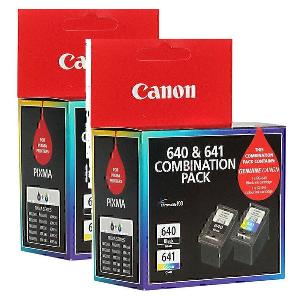 Canon Pg640 And Cl641 Ink Cartridge Value Set Pack 2