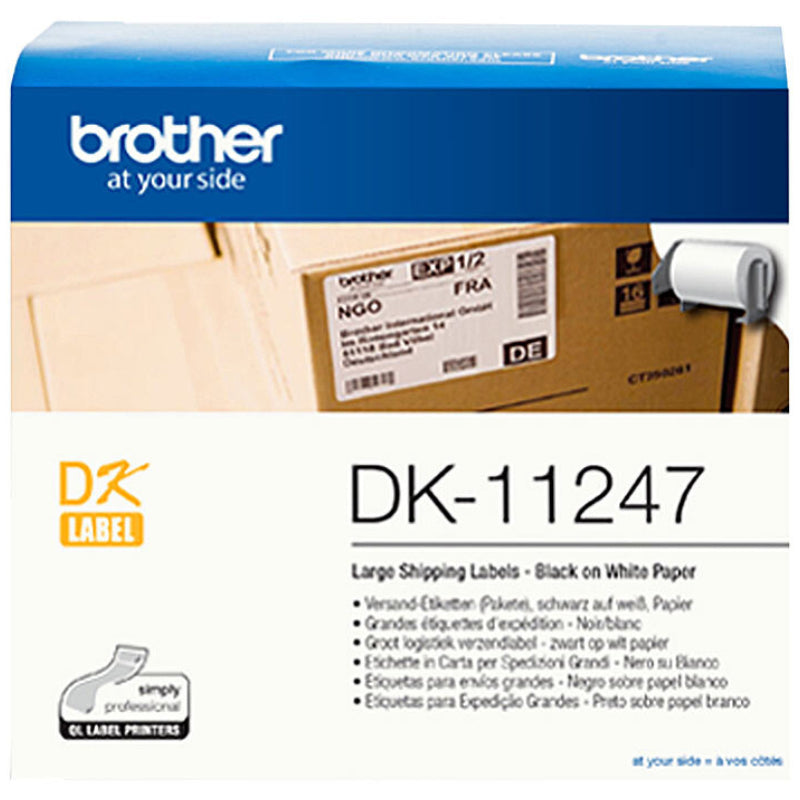 Brother DK-11247 Label Roll 103x164mm White Roll 180