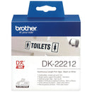 Brother DK-22212 White Continuous Film Roll 62mm