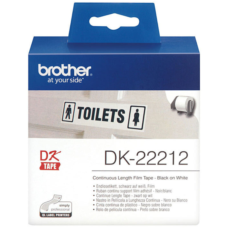 Brother DK-22212 White Continuous Film Roll 62mm