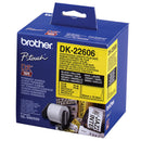 Brother DK-22606 Continuous Film 62mmx15.24m Yellow
