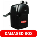 DAMAGED BOX Derwent Helical Super Point Pencil Sharpener + Desk Clamp