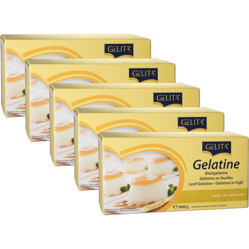 Gelita Gelatine Gold 1kg 5 Pack Bulk