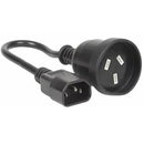 CyberPower 0.15m IEC C14 Plug to 3-Pin Socket Power Cable