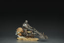 Iron Studios Star Wars: The Mandalorian Mandalorian on Speederbike Deluxe 1:10 Scale Statue