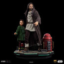 Iron Studios Star Wars Obi Wan & Young Leia DLX 1:10 Statue