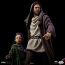 Iron Studios Star Wars Obi Wan & Young Leia DLX 1:10 Statue