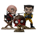 Iron Studios Deadpool & Wolverine Deadpool, Wolverine & Headpool Minico Set