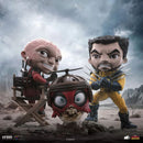 Iron Studios Deadpool & Wolverine Deadpool, Wolverine & Headpool Minico Set
