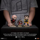 Iron Studios Deadpool & Wolverine Deadpool, Wolverine & Headpool Minico Set
